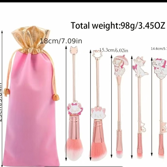 Marie make up brush set - Picture 2 of 5